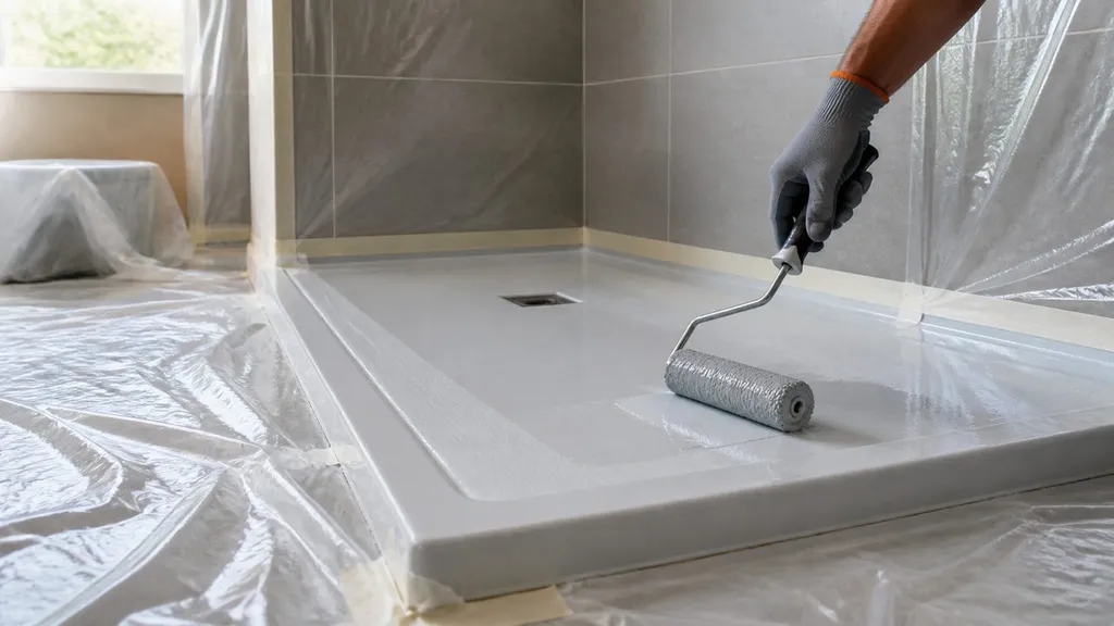 Résine carrelage salle de bain avant après : résultats et limites