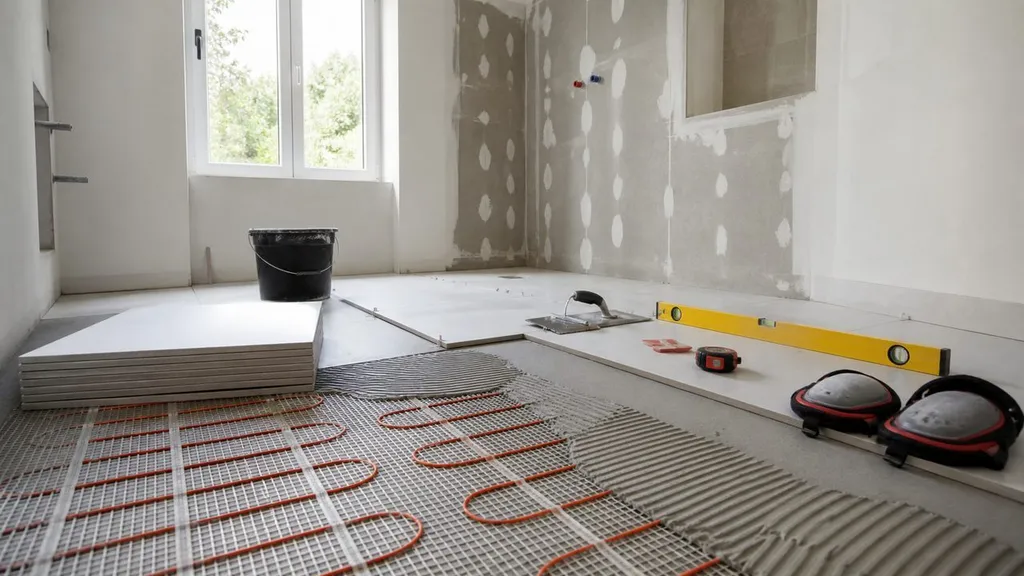Chauffage au sol électrique sous carrelage : pose, prix et avis